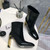 YSL Women's Boots Designer Saint Laurent High Shoes Y67212