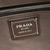 Prada Route medium leather tote bag 1BG660 Dark Brown
