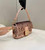 Fendi 8BR600 Medium Baguette Pink sequin and leather bag 8601