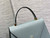 Valextra WBES0056028 Iside Top Handle Medium Bag Blue