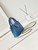 Chanel AS4416 Mini Shopping Bag shiny aged Calfskin gold tone metal Electric blue