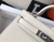 Hermes Kelly Bag Hermes 19CM Epsom Shoulder Mini Bag Beige Silver buckle 20457