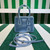 Prada 1BA906 Galleria satin mini-bag with crystals Blue