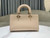 Dior M1151 Small Lady D-Sire My ABCDior Bag Nude Bull Leather