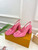 LV 1AB0BU Louis Vuitton Women's Shake Slingback Pump L68240