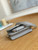 Chanel A81215 Mini messenger bag with Handle Gray