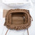 BV 585852 Bottega Veneta Mini Pouch intrecciato leather clutch with strap Brown