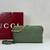 Gucci 857622 Medium Shoulder Bag Suede Green GG