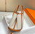 Hermes Beige Canvas and Brown leather Garden Party 30cm Bag H239052
