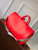 LV M23721 Louis Vuitton Keepall Bandoulière 50 Bag Vermillion Red