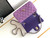 Chanel AS1116 24C Mini Flap Bag 20cm A69900 Tweed Purple