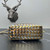 Bottega Veneta BV 777571 Small Loop Camera Bag Silver gold