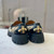 Gucci Women Shoes Style ‎700271 DKSD0 1000 Women's lug sole Interlocking G loafer 191411