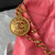 Chanel 22 Handbag AS3261 Shiny Calfskin Gold-Tone Metal Coral Pink