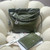 Chanel 22 Small Handbag Shiny Calfskin AS3260 Dark Green