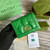 Gucci 723786 GG Matelassé Card Case Wallet Green