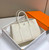 Hermes Beige Clemence Garden Party 30cm Bag H239042