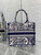 Dior M1265 Small Book Tote Toile de Jouy Sauvage Embroidery M9603