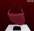 Dior M0455 Saddle Bag With Strap Wine Red Grained Calfskin