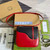 Gucci 740988 Equestrian inspired shoulder bag Blue and red
