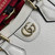 Gucci 739079 Diana Mini Tote Bag White Leather