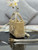 Dior S0910 Micro Lady D-joy Bag Gold-Tone Satin with Gradient Bead Embroidery