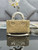 Dior S0910 Micro Lady D-joy Bag Gold-Tone Satin with Gradient Bead Embroidery
