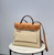 Hermes H082835CKAC Herbag Zip 31 Bag in Black Hunter Leather and Canvas H60038