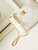 Chanel 24S AS4859 Hobo Bag Lambskin & Gold-Tone Metal Pearl White