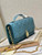 Dior S0980 Mini Miss Dior Bag Latte Cannage Lambskin Blue