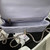 Chanel AS2431 Mini flap Lambskin bag with top handle Light gold Purple