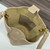 Loewe AANBBBMX01 Mini Pebble Bucket Bag in mellow calfskin Apricot