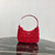 Prada 1NE204 Prada Nylon and Saffiano Leather Mini Bag in Red - luxibagsmall