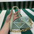 Prada 1BD329 Satin mini-bag with Crystals Green