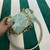 Prada 1BD329 Satin mini-bag with Crystals Green