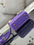Dior S0856 MICRO LADY BAG Horizon Metallic Cannage Lambskin embroidery beads Purple