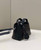 Fendi 8BL145 By The Way Mini Black leather small Boston bag