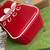 Adidas x Gucci mini top handle bag 702387 Red leather