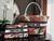 Dior M1328 Hat Basket Bag Red Le Coeur des Papillons Embroider