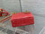 Dior M0505 Mini Dior Lady Bag Red Cannage Crocodile Gold
