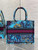 Dior M1265 Small Book Tote Toile de Jouy Sauvage Embroidery M9604