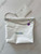 Chanel 22 Handbag Shiny White Calfskin AS3261 with Symphony Hardware