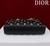Dior M0540 Medium Lady D-Joy Bag Black Cannage Lambskin with Gold-Finish Sun Studs