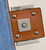 Fendi 8BR600 Baguette Medium Light blue denim bag with FF embroidery