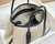 Hermes Beige Canvas and Black leather Garden Party 30cm Bag H239051