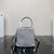 Prada 1BA373 Prada Panier shearling mini-bag Gray