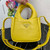 Prada 1BA359 Small Padded Prada Soft Nappa Leather Bag Yellow