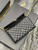 YSL 620280 Envelope Chain Wallet In Mix Matelassé Grain De Poudre Embossed Leather Black