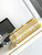 Chanel A01112 Flap Classic Handbag Tweed beads& Silver-Tone Metal Yellow
