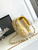 Chanel A01112 Flap Classic Handbag Tweed beads& Silver-Tone Metal Yellow